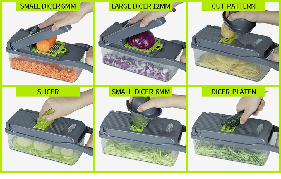 12 In 1 Vegetable Cutter Slicer Greater Chopper