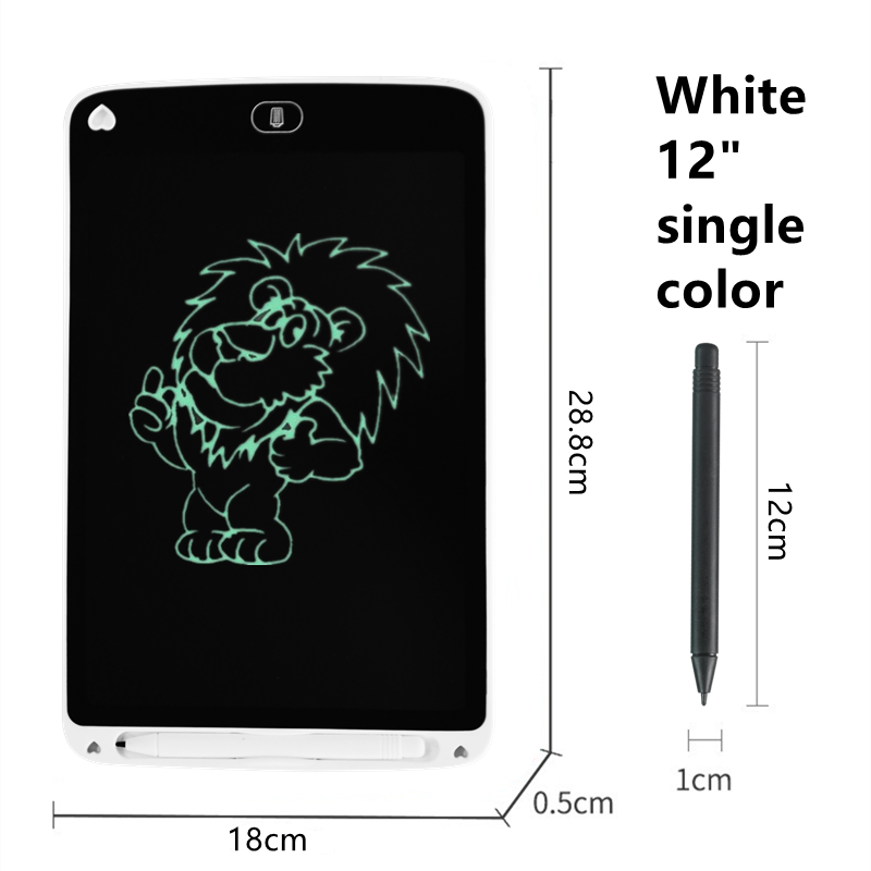 12 Inch LCD Writing Tablet Drawing Board Tool for kids
